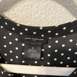 Ann Taylor Polka Dot Blouse